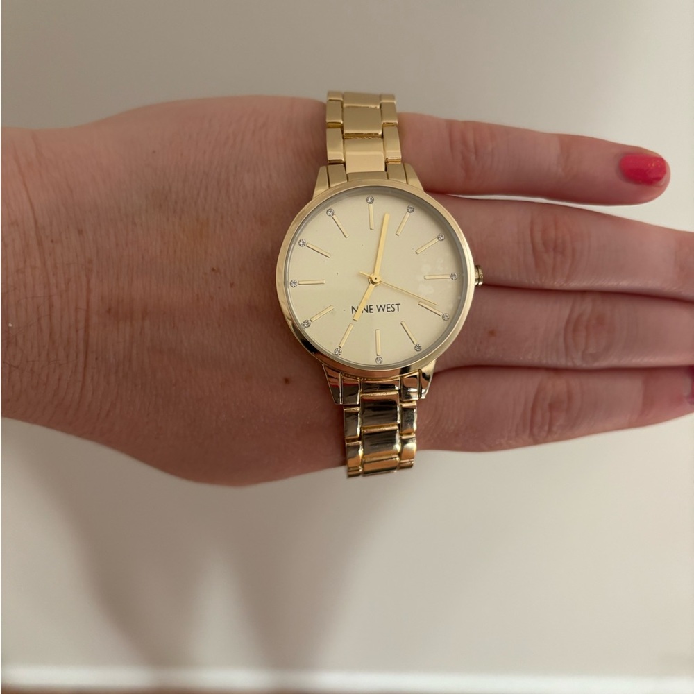 Nine West Gold-Tone Women's Watch